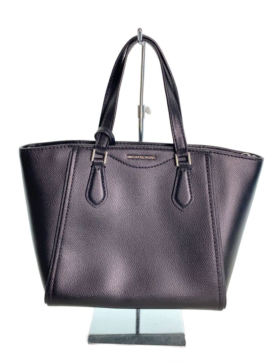 MICHAEL KORS Shoulder Bag Leather BLK Solid 32F4STBC1L