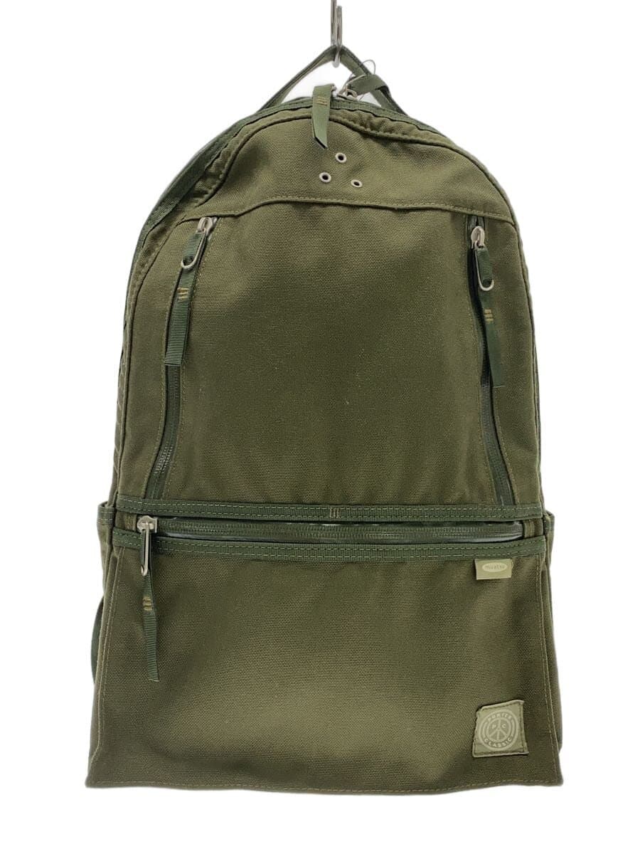 Porter Classic backpack Nylon Khaki Discoloration on the shoulder part