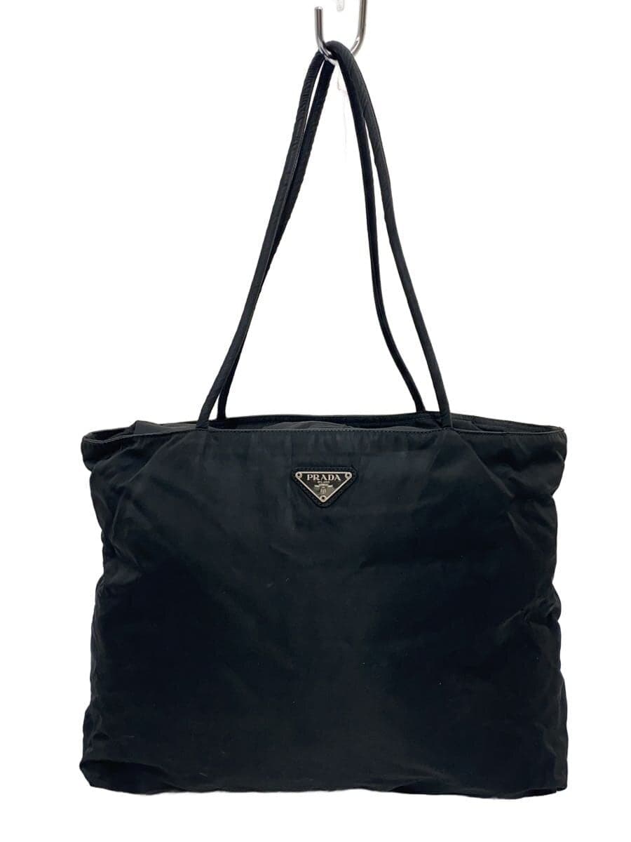 PRADA Tote Bag Nylon BLK Solid
