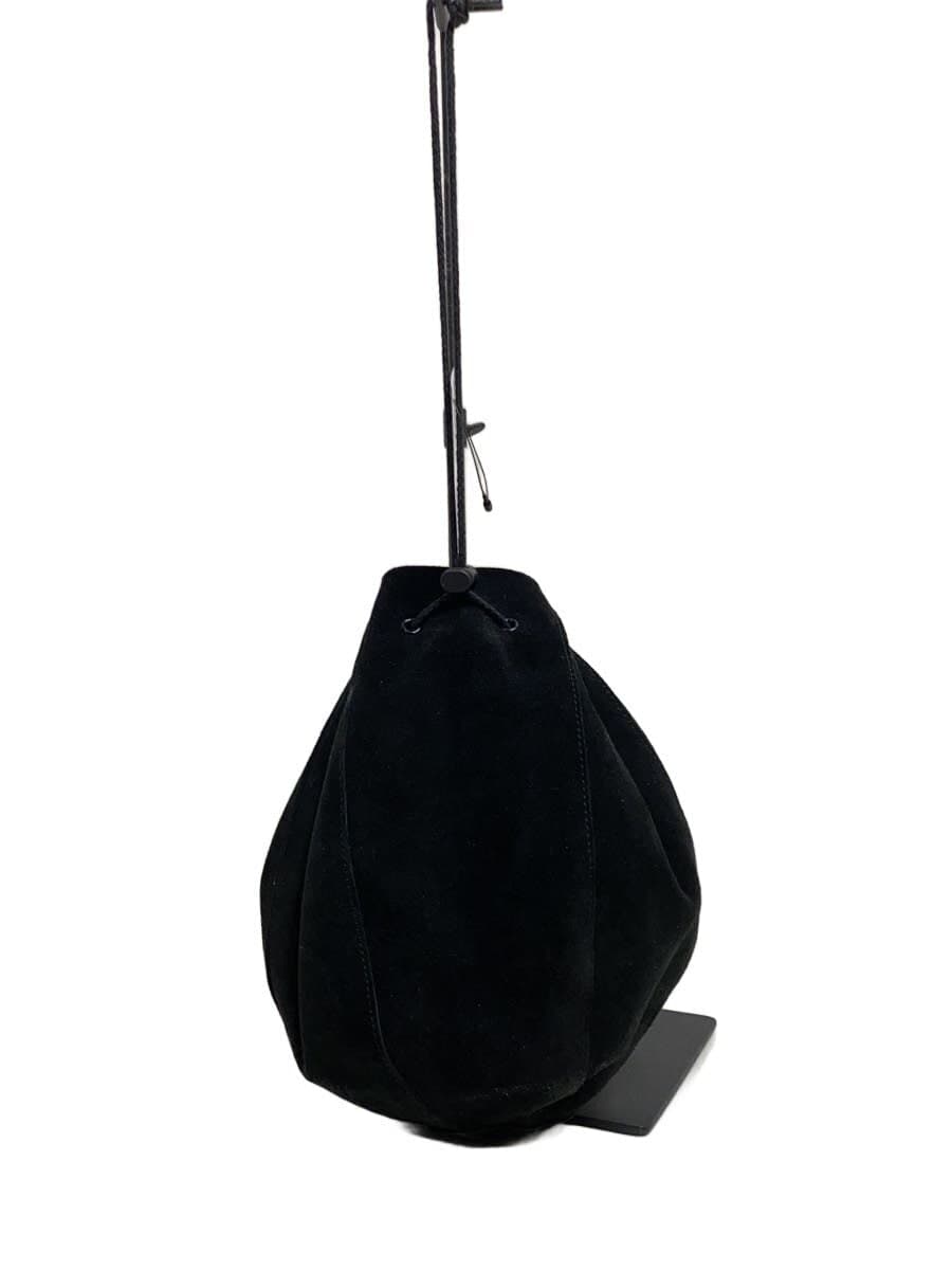 Hender Scheme drawstring pouch leather BLK plain