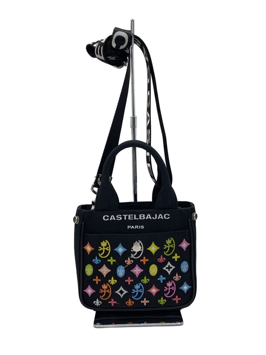 CASTELBAJAC shoulder bag -- BLK all-over pattern