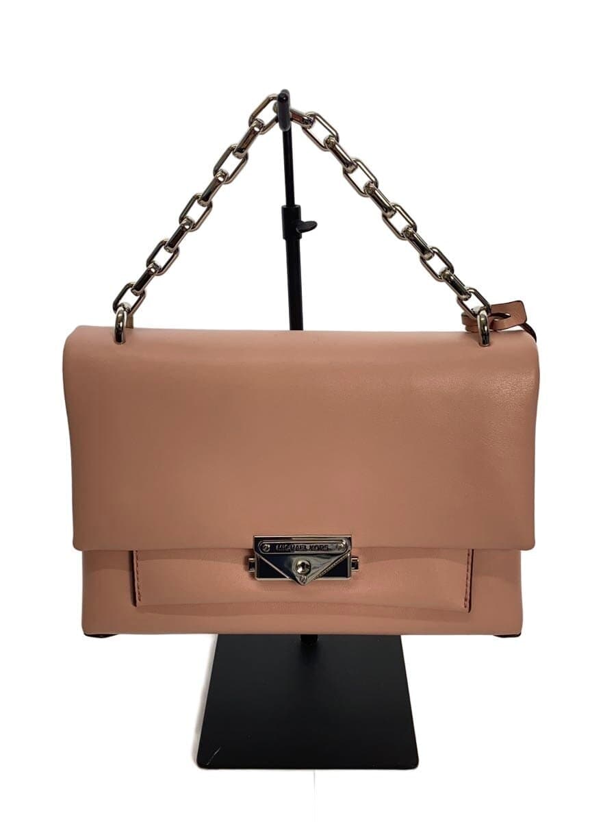 MICHAEL KORS Shoulder Bag Leather PNK 30S9S0EL2L With Wear