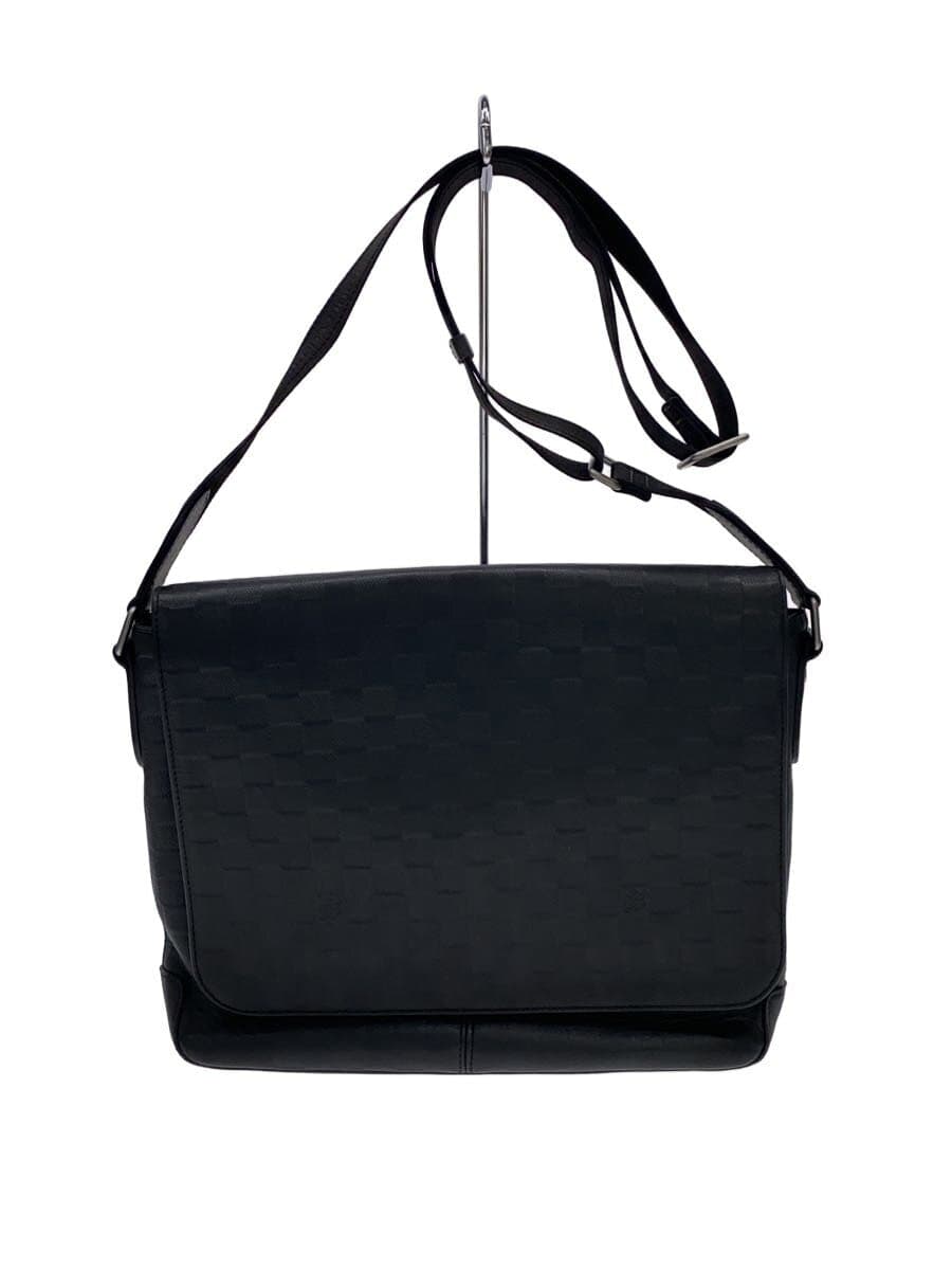 LOUIS VUITTON District MM_ Damier Améthyste Leather BLK N41284