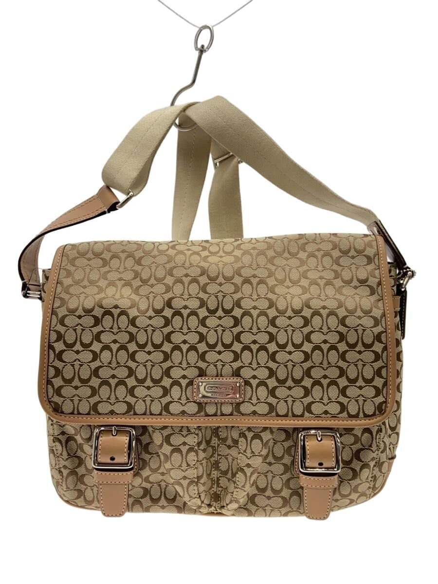 COACH Shoulder Bag_Signature Canvas CML All Over Pattern
