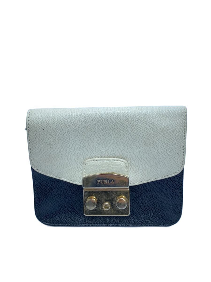 FURLA Mini Metro Police Shoulder Bag WHT