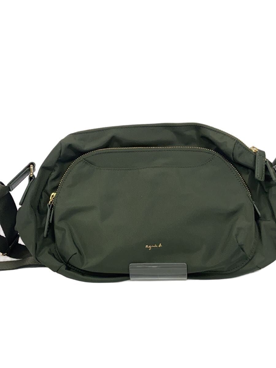 agnes b. Shoulder Bag Nylon KHK FT03A-05