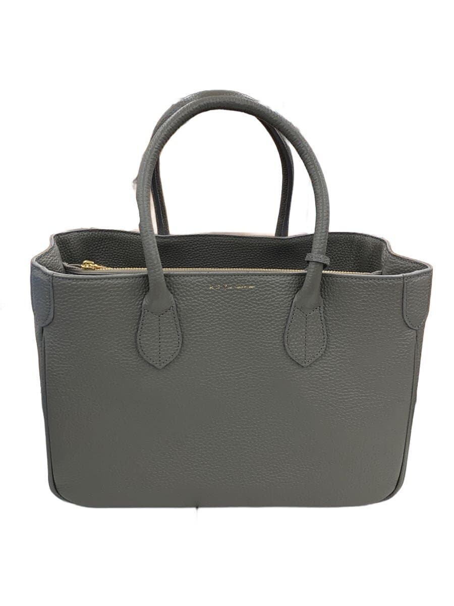 A.D.M.J. Tote Bag Leather GRY