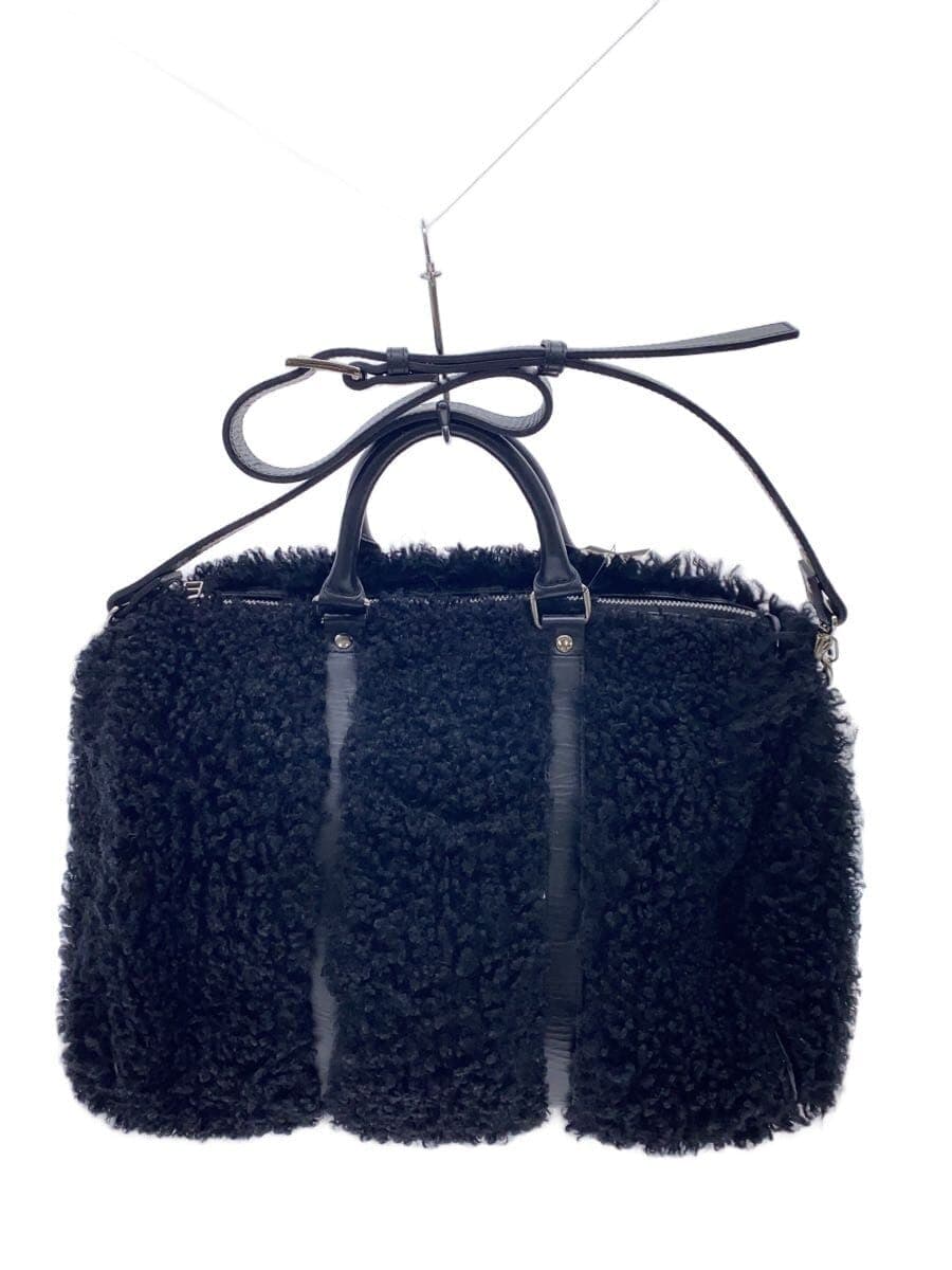 Other Brand BIO Boston Bag Fur BLK Solid