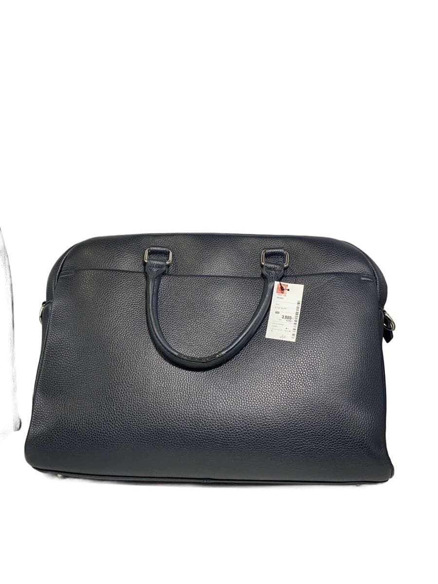 MURA Briefcase Leather NVY Solid