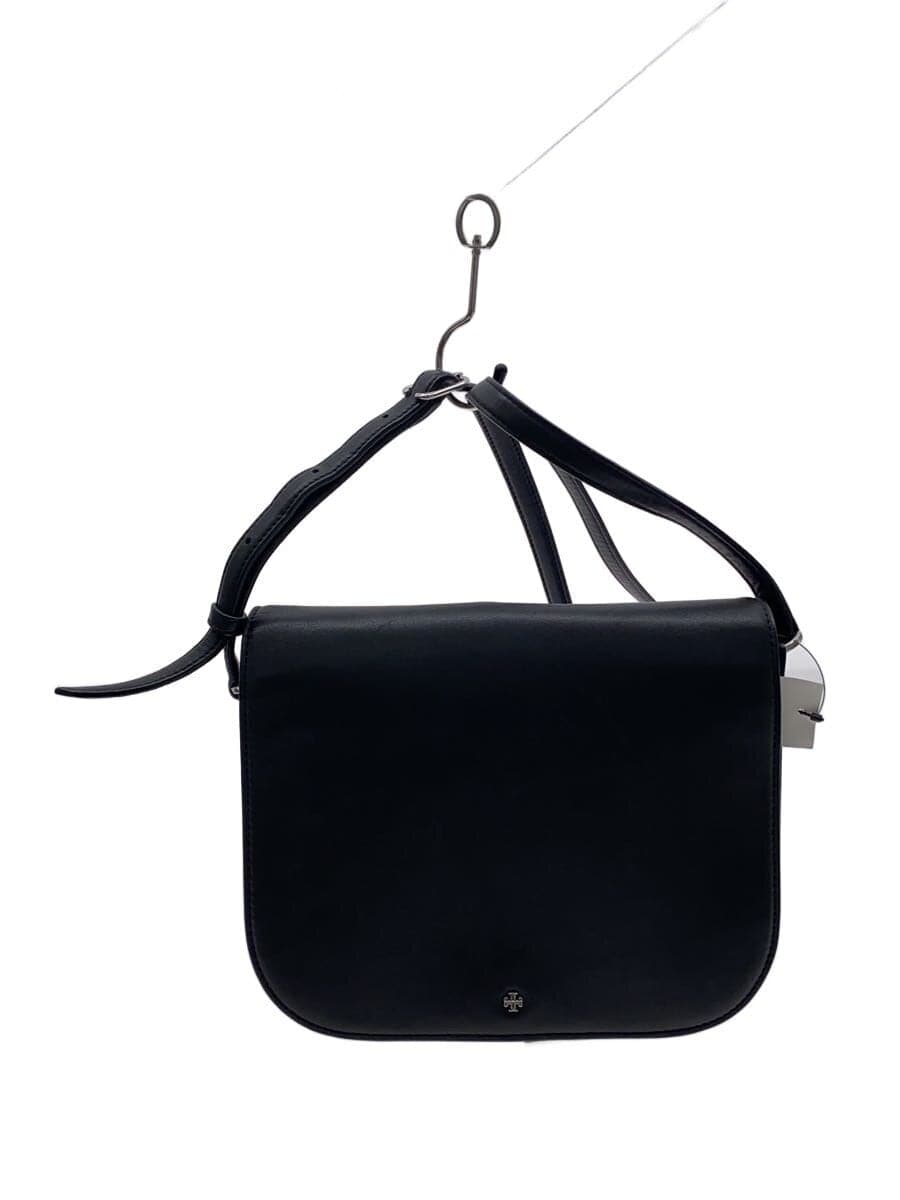 TORY BURCH Shoulder Bag Leather Black Solid Color HSP037