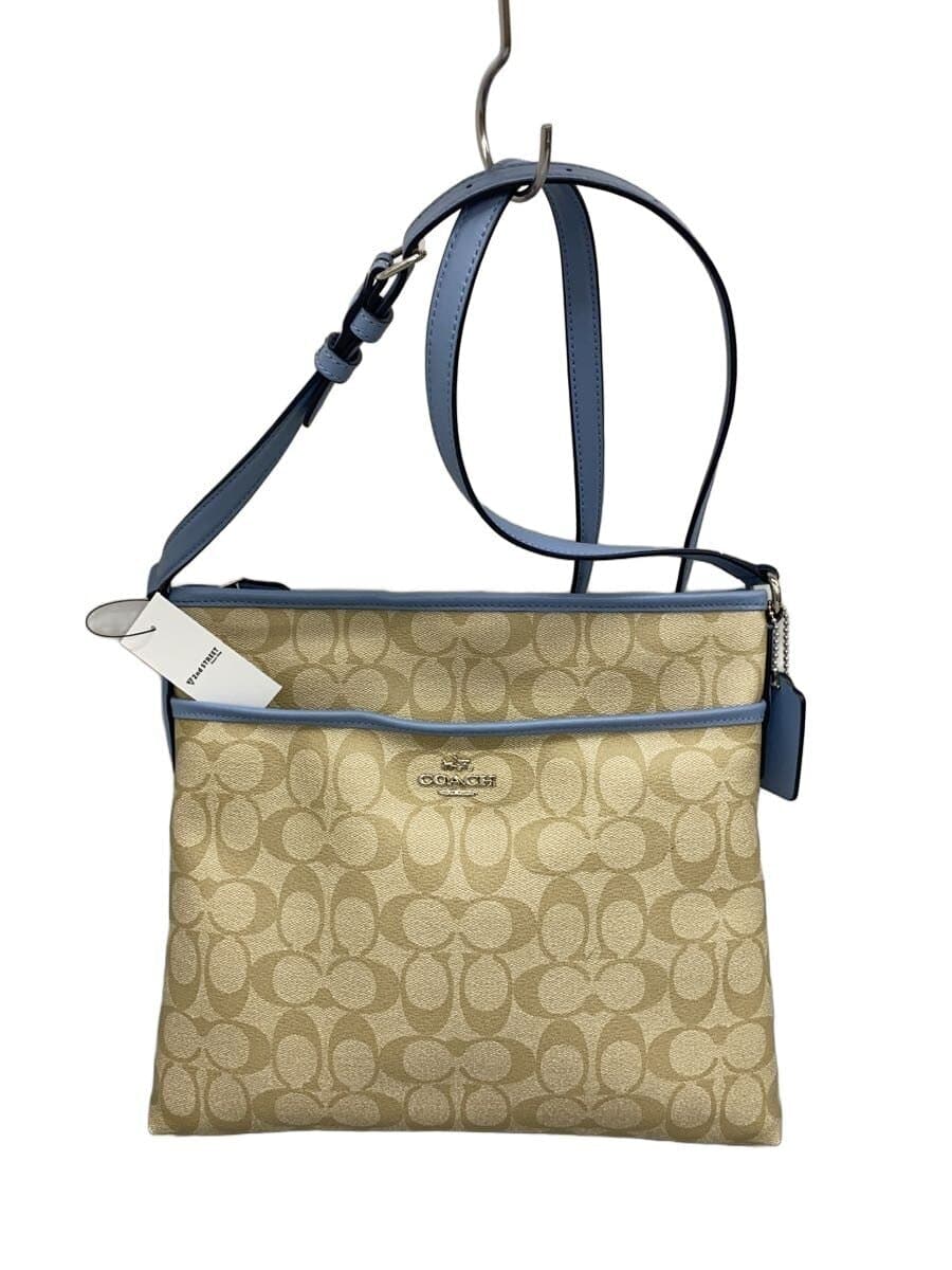 COACH Shoulder Bag WHT All Over Pattern C1723-F58297