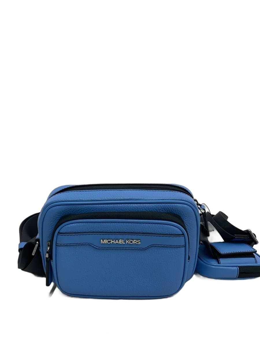 MICHAEL KORS Shoulder Bag Leather BLU Solid 37T4LCOM1L