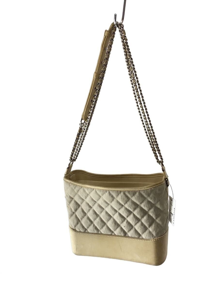 READYMADE Shoulder Bag Cotton RE-CO-WH-00-00-223 CHAIN HARD BAG With Stain