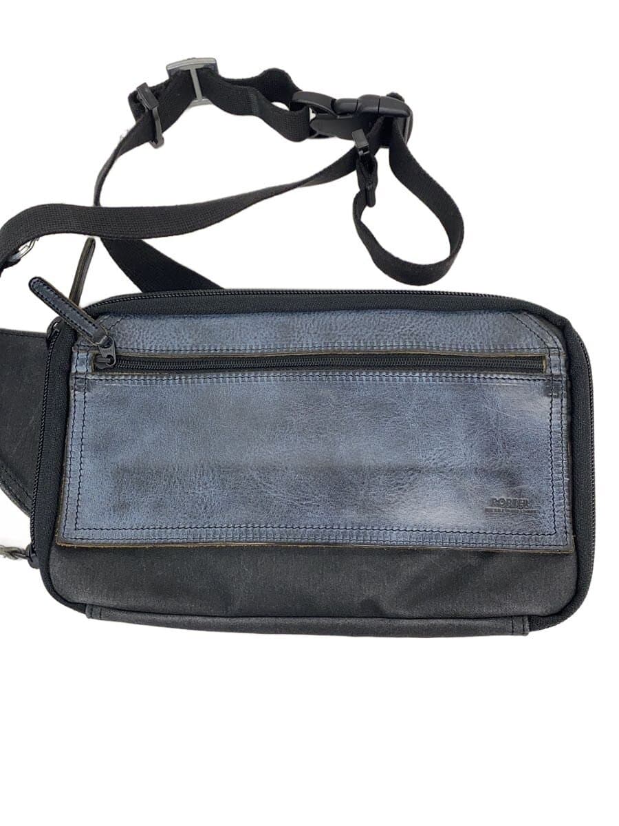 PORTER Waist Bag Leather NVY 706-04661