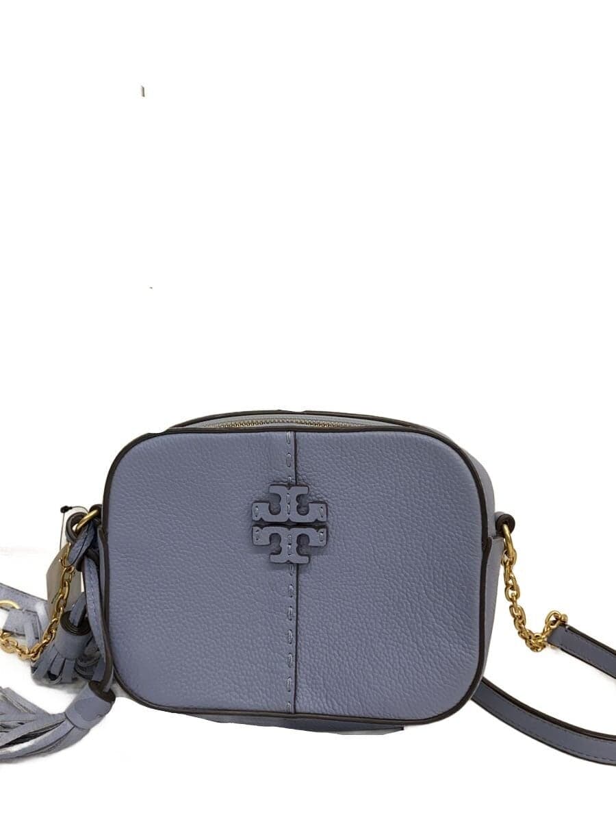 TORY BURCH Shoulder Bag Leather BLU Solid 10006102