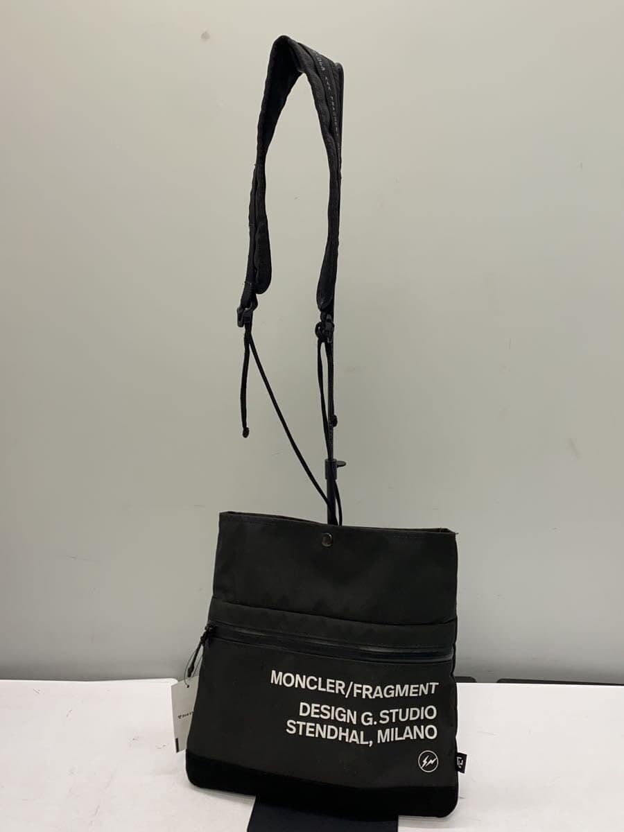 MONCLER x FRAGMENT Shoulder Bag Polyester BLK f209u5i70000 02slr