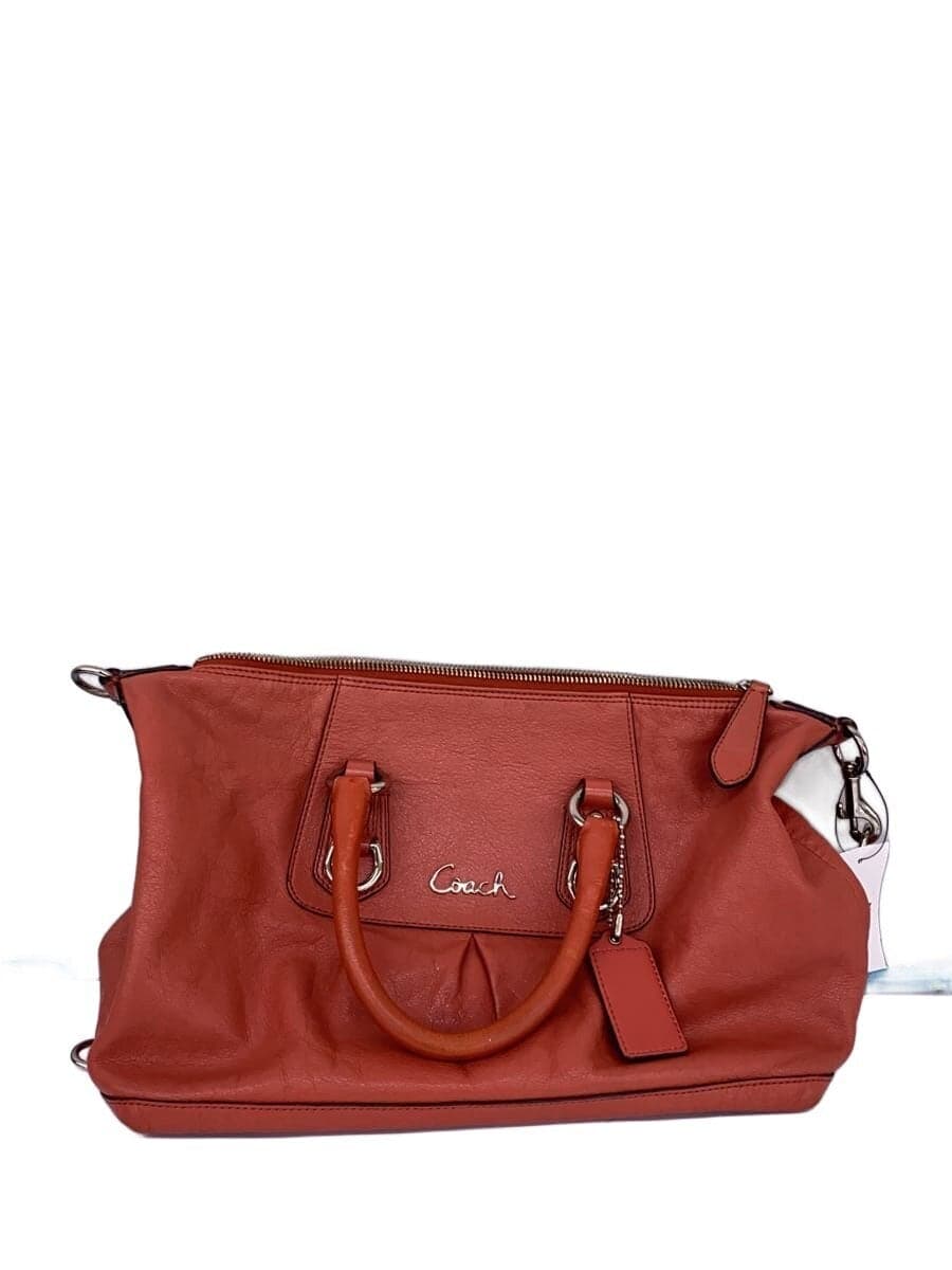 COACH One Shoulder Bag Leather PNK F15445