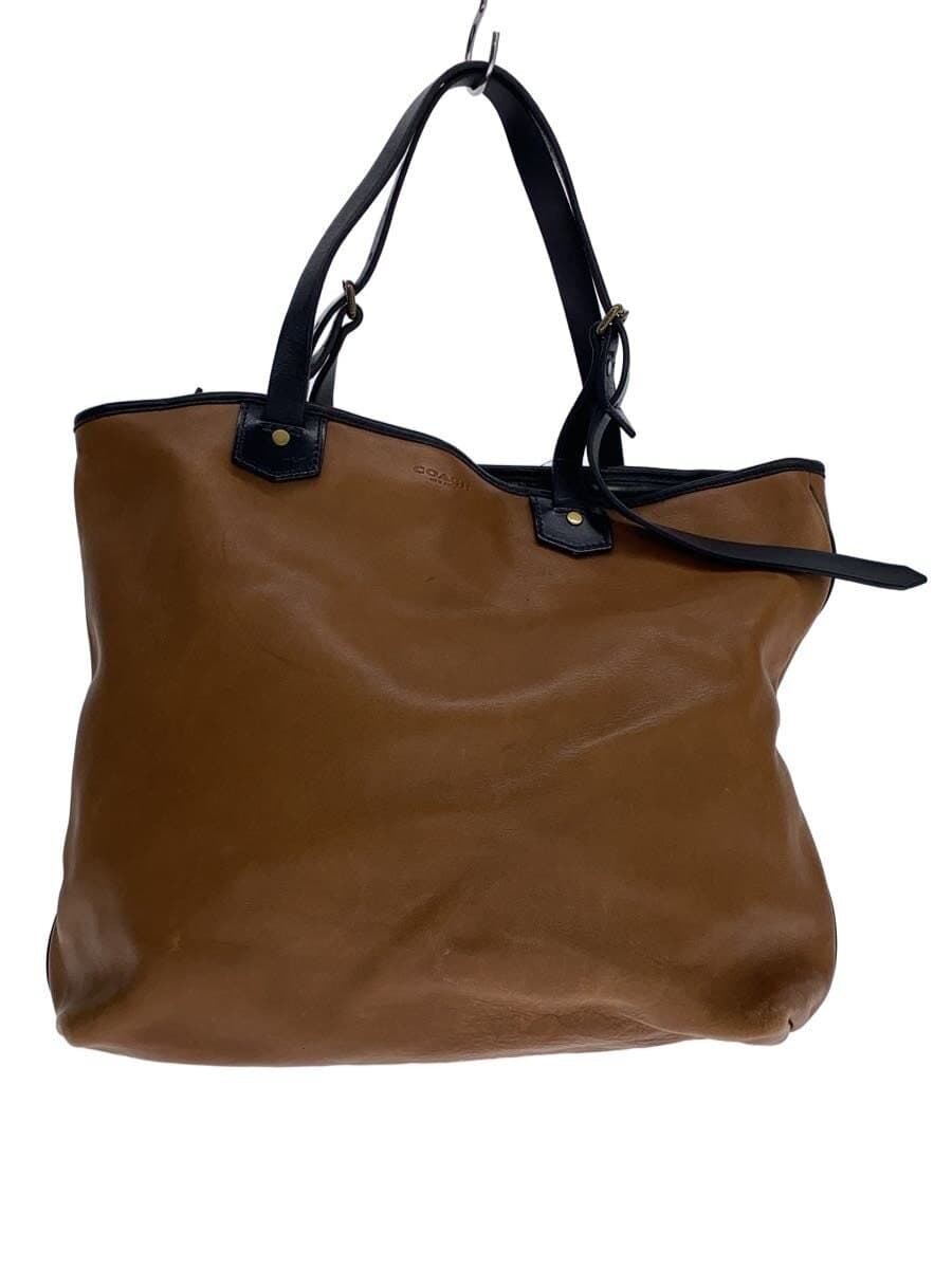 COACH Tote Bag Leather BRW Solid 1420-71329