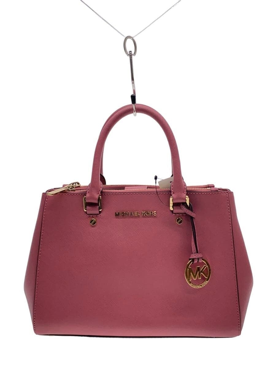MICHAEL KORS handbag leather PNK solid color