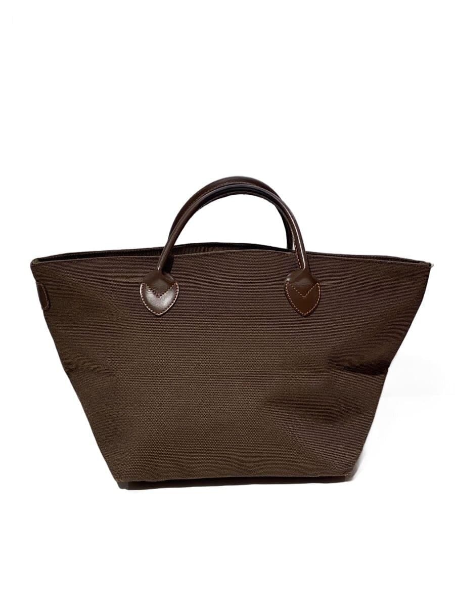 Herve Chapelier Boat Shape Tote Bag Canvas BRW