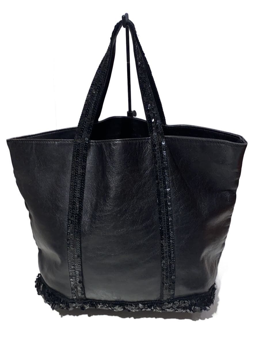 vanessabruno tote bag leather BLK