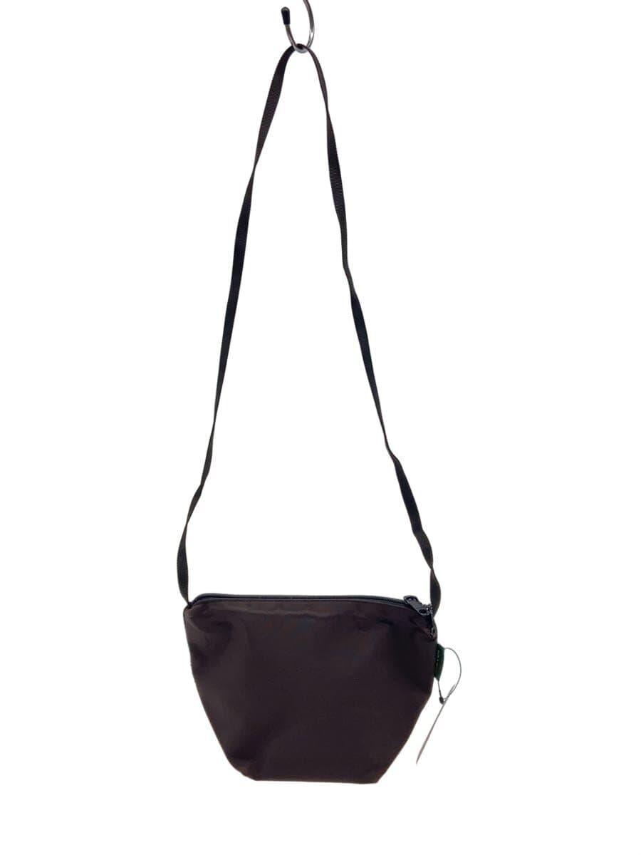 Herve Chapelier Boat Shape Mini Shoulder S Corner Scuff Shoulder Bag Nylon BRW 2885N