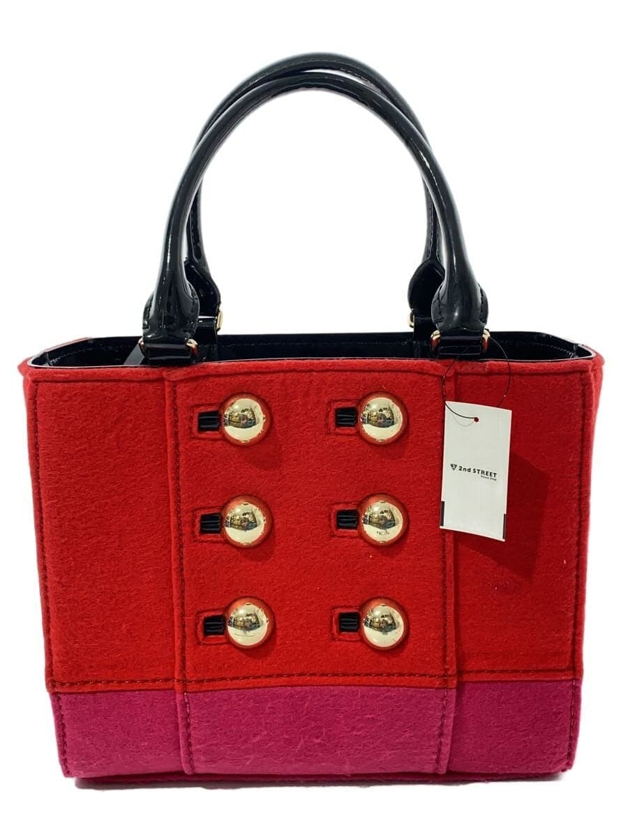 kate spade new york Felt Tote Bag RED PXRU4460