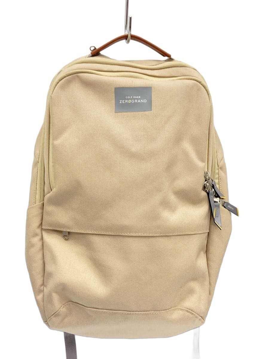 COLE HAANZERO GRAND CITYBAG 2-Way Backpack Nylon BEG Solid