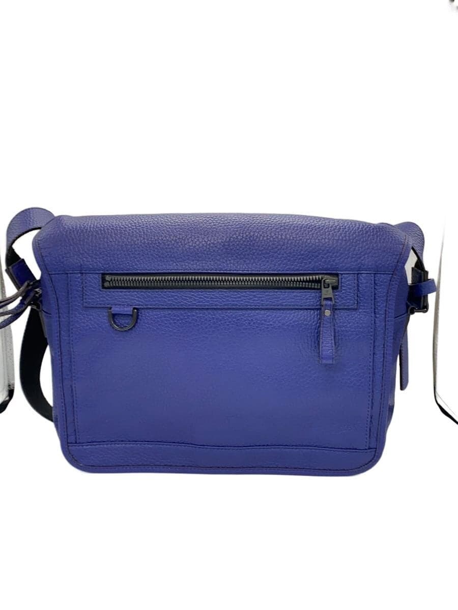 FUJITAKA Shoulder Bag Leather BLU