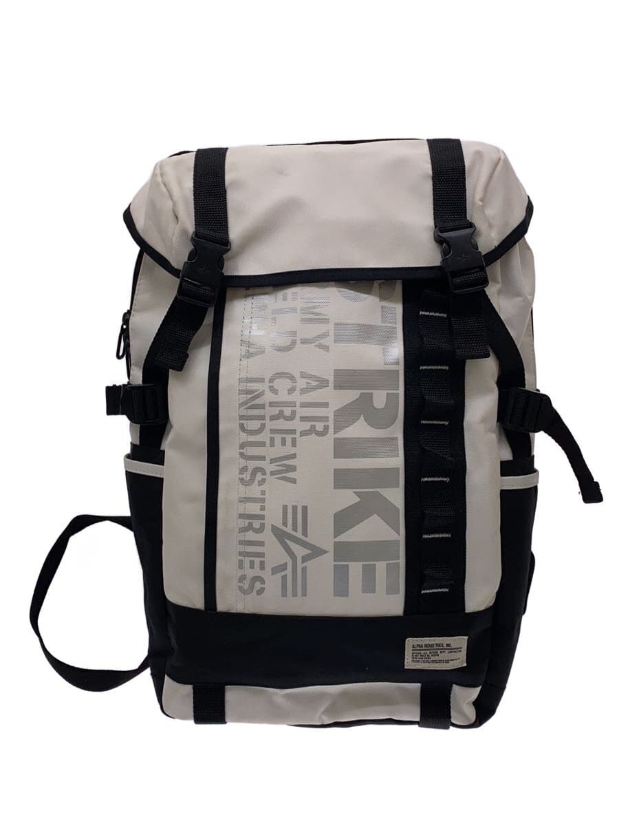 ALPHA INDUSTRIES Backpack Polyester White