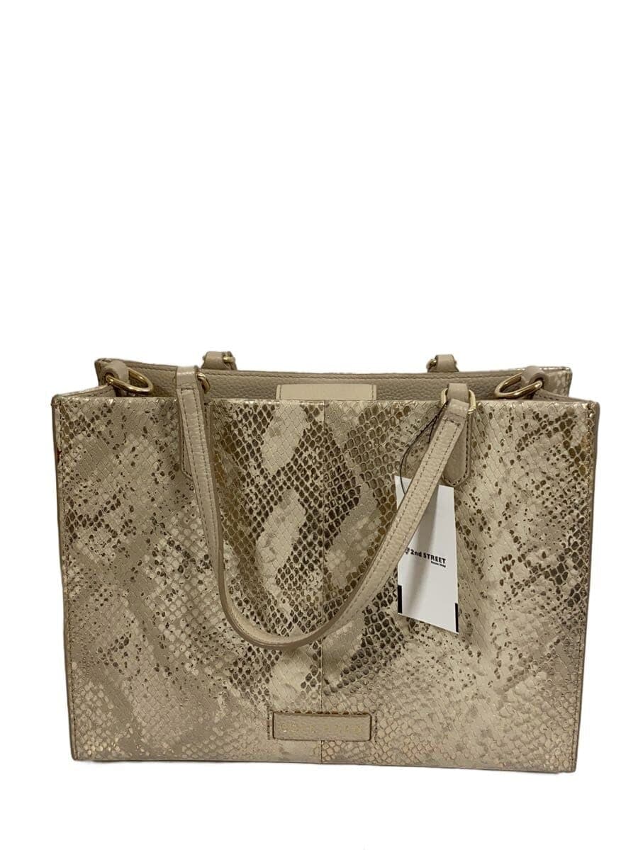 COLE HAAN Bag IVO 3in1 U05462 Gold Snake Pattern