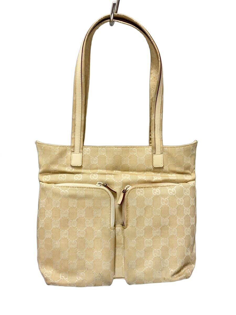 GUCCI Tote Bag Canvas IVO All Over Pattern 002 1076
