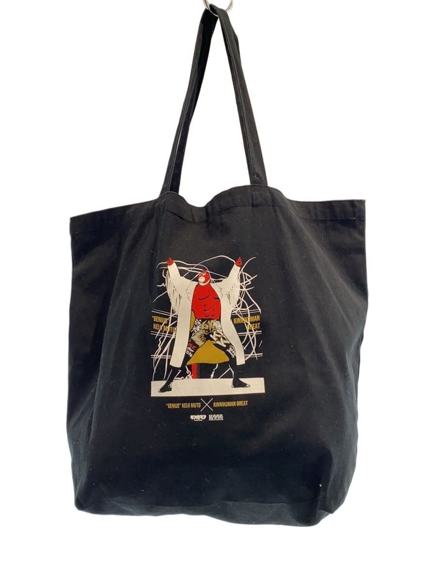 Other Brand Tote Bag Canvas BLK Print