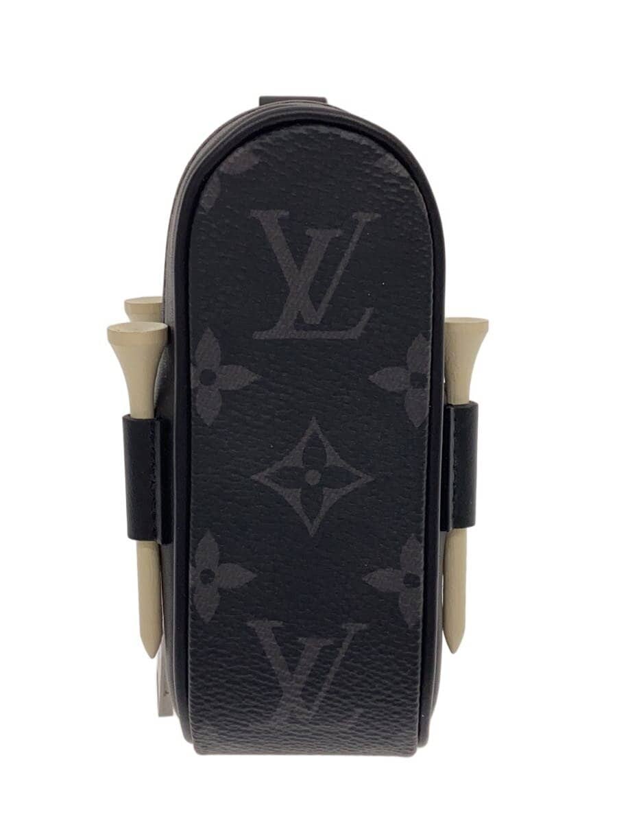 LOUIS VUITTON Pouch PVC Black All-over pattern