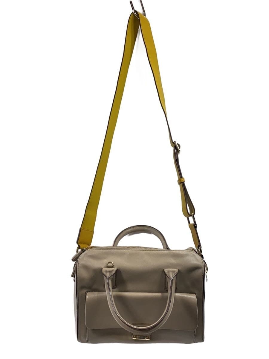 ANYA HINDMARCH shoulder bag leather GRY