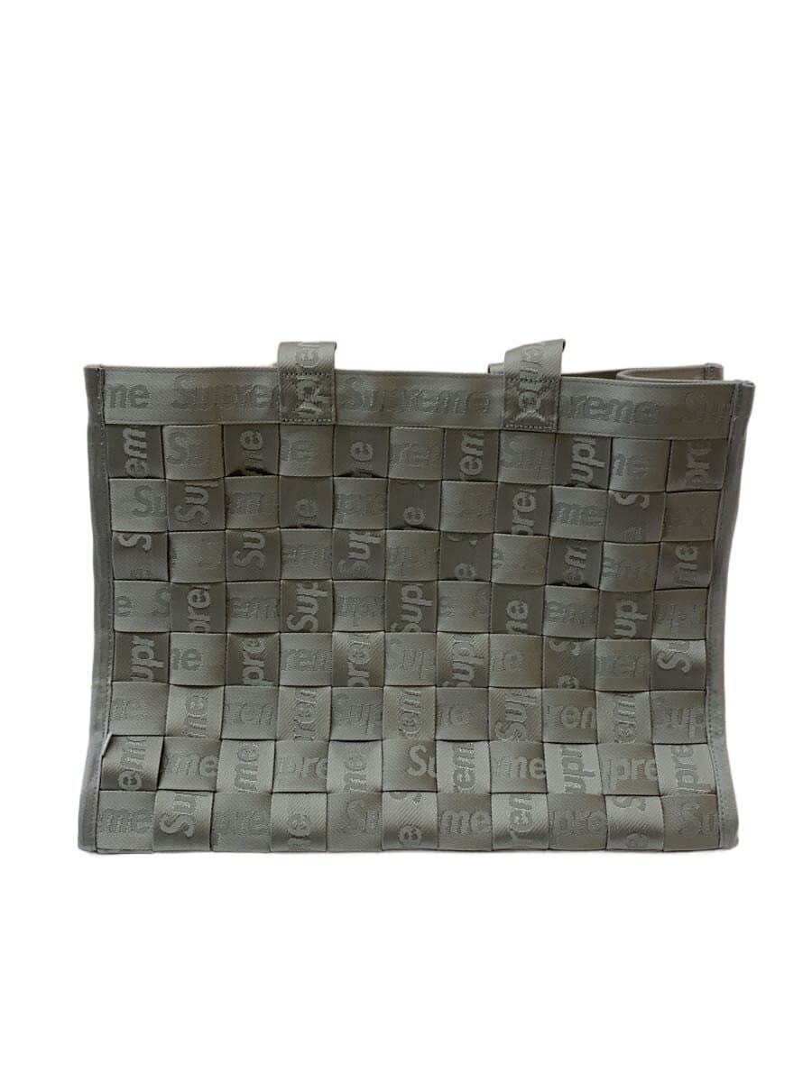 Supreme24SS WOVEN TOTE BAG Tote Bag GRY