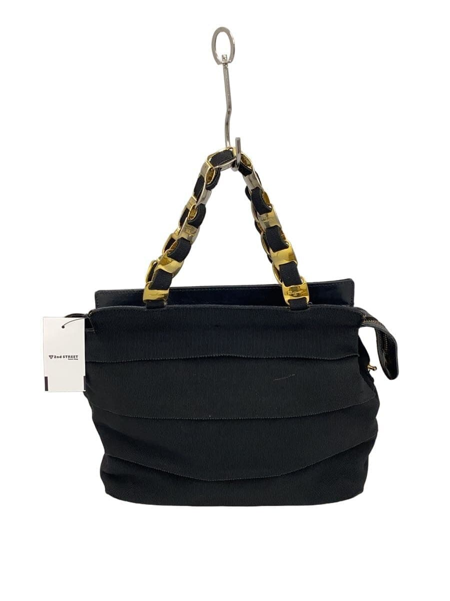 Salvatore Ferragamo Bag Cotton BLK Solid