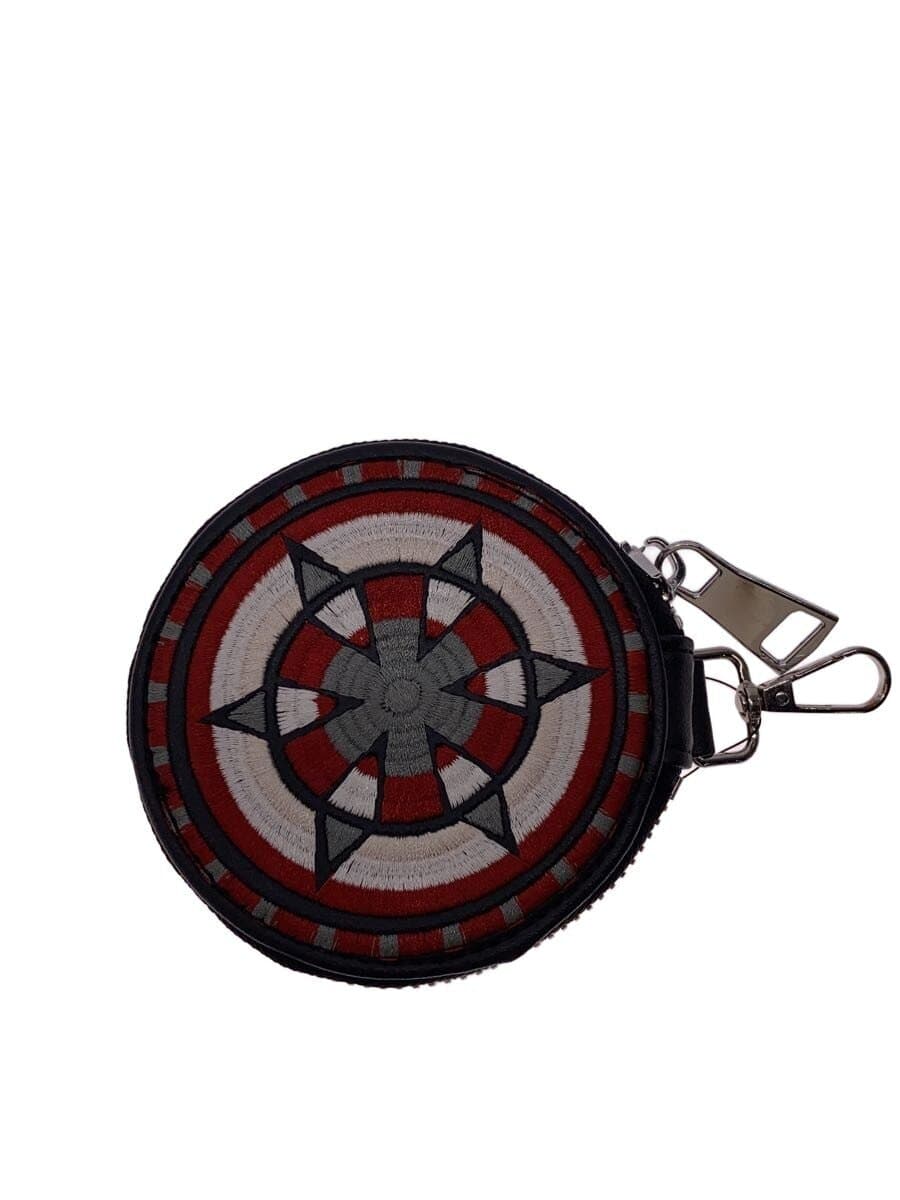 Blackmeans Pouch Coin Case RED All Over Pattern