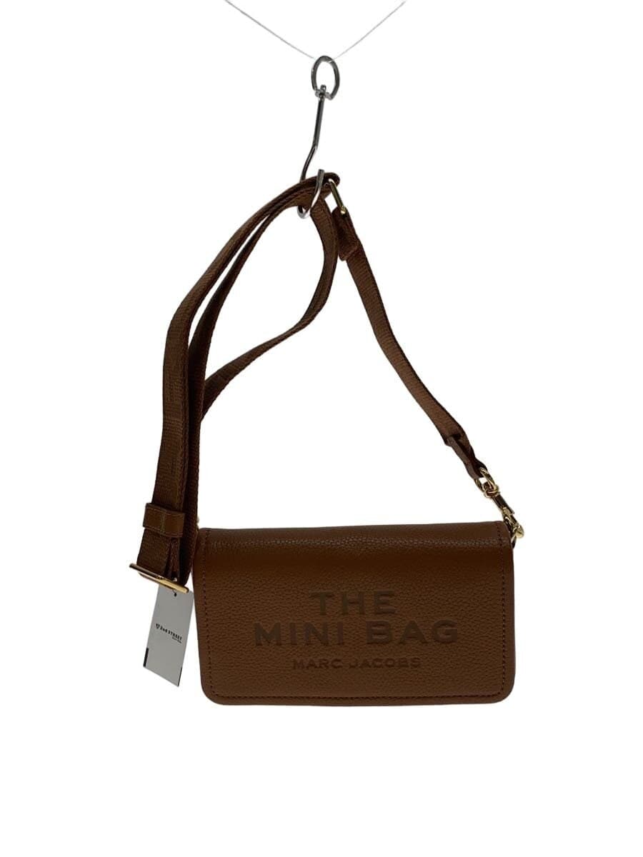 MARC JACOBS shoulder bag leather BRW plain