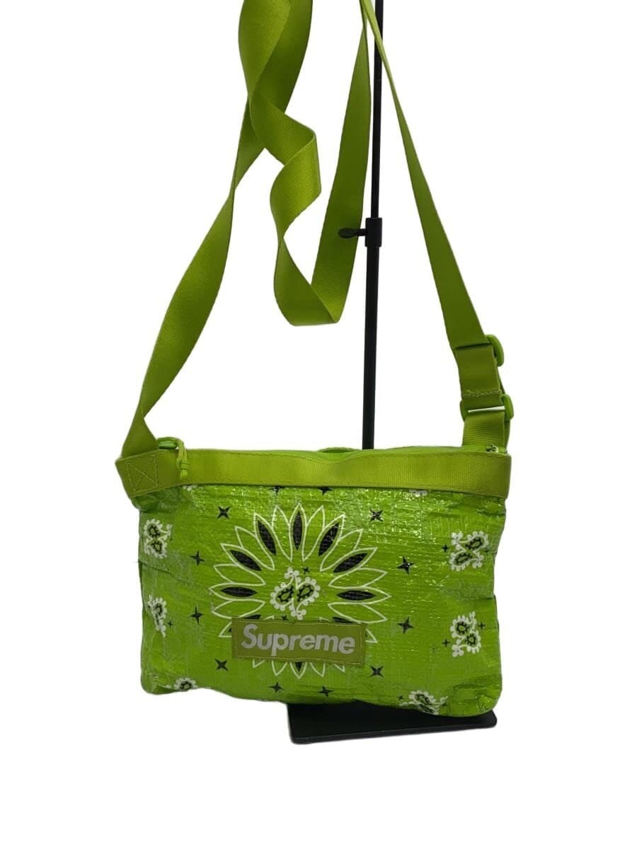 Supreme21SS BANDANA TARP SIDE BAG Shoulder Bag PVC GRN All Over Pattern