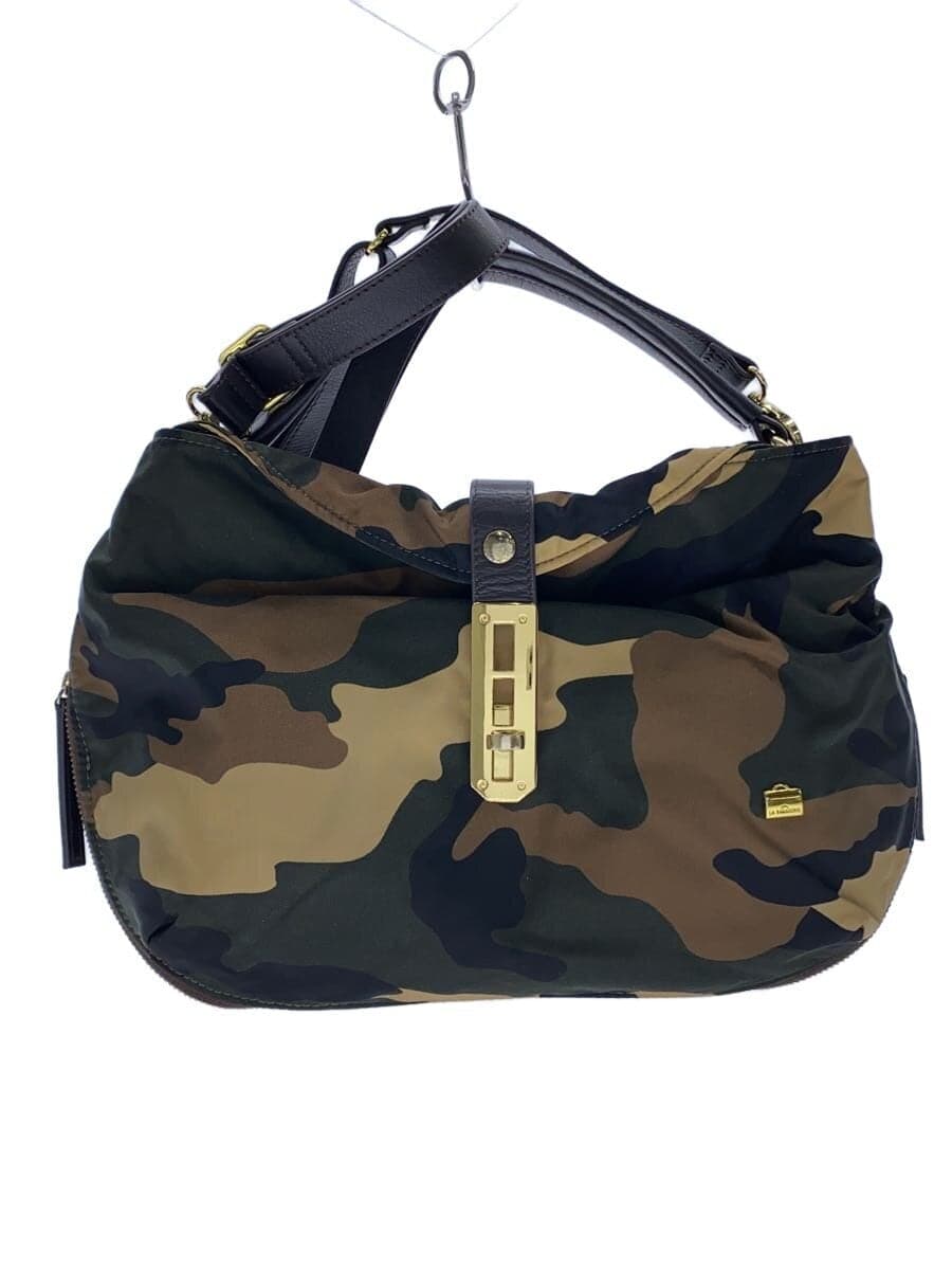 LA BAGAGERIE Shoulder Bag Polyester Multicolor Camouflage