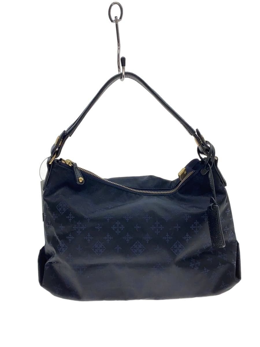 Russet shoulder bag Polyester Navy All-over pattern