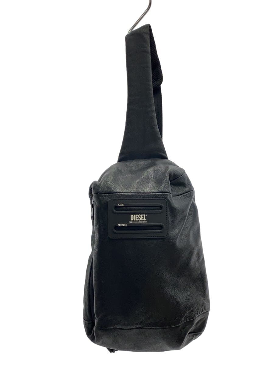 DIESEL Shoulder Bag Leather BLK