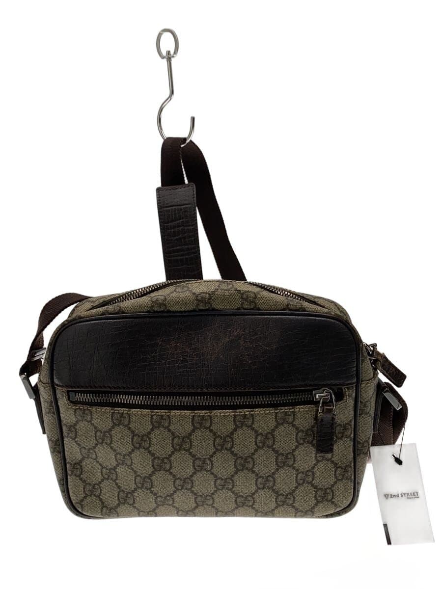 GUCCI Shoulder Bag_GG Plus PVC BRW 114291