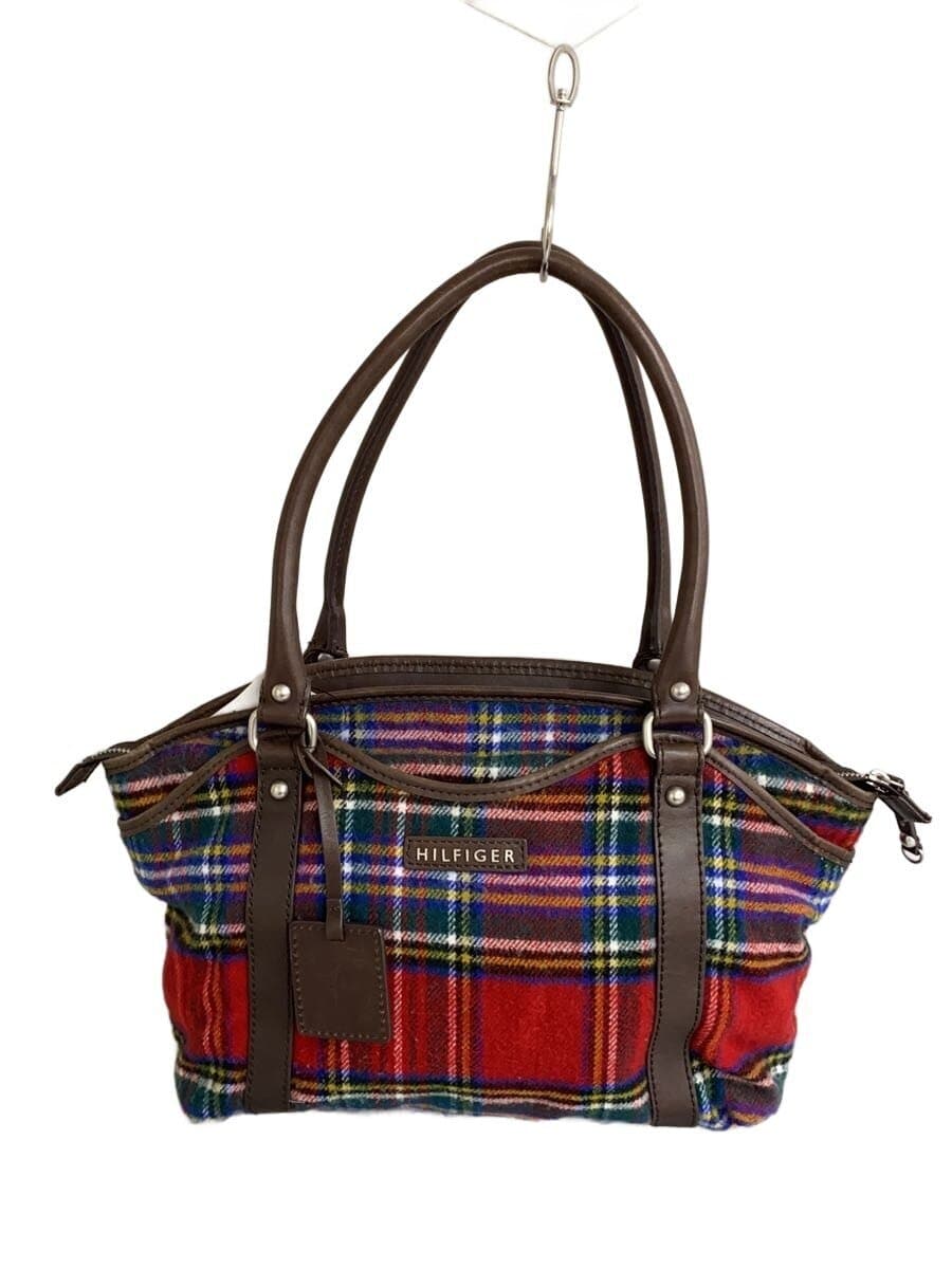 TOMMY HILFIGER Tote Bag Wool Multicolor Check