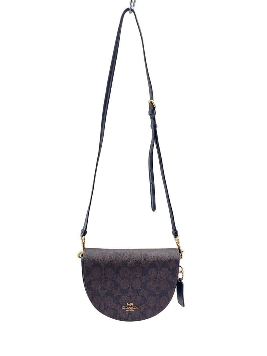 COACH Shoulder Bag Leather BRW C1430