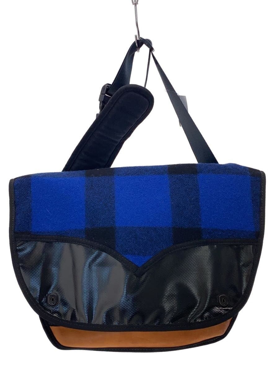 Other Brand mcgarry leather Shoulder Bag BLU Check