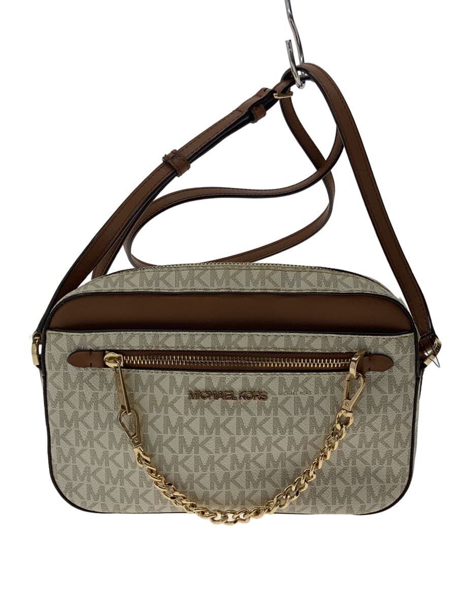 MICHAEL KORS Shoulder Bag WHT All Over Pattern 35S1GTTC9B
