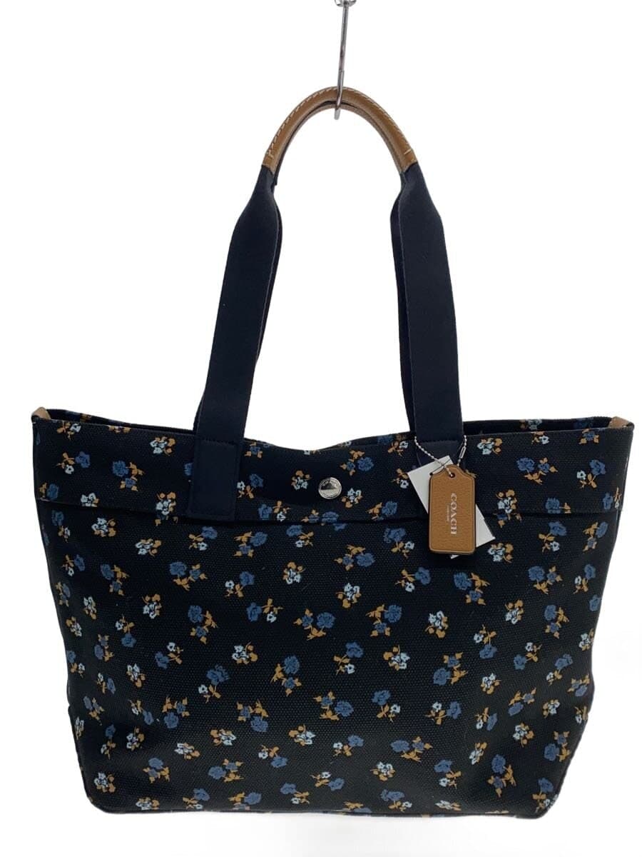 COACH Tote Bag BLK All Over Pattern F25903