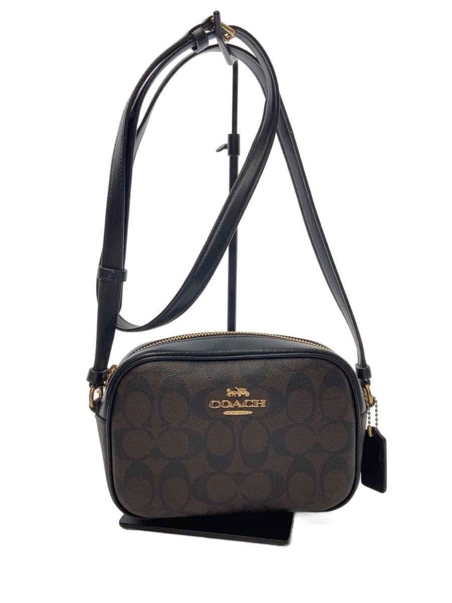 COACH Shoulder Bag PVC BRW Monogram